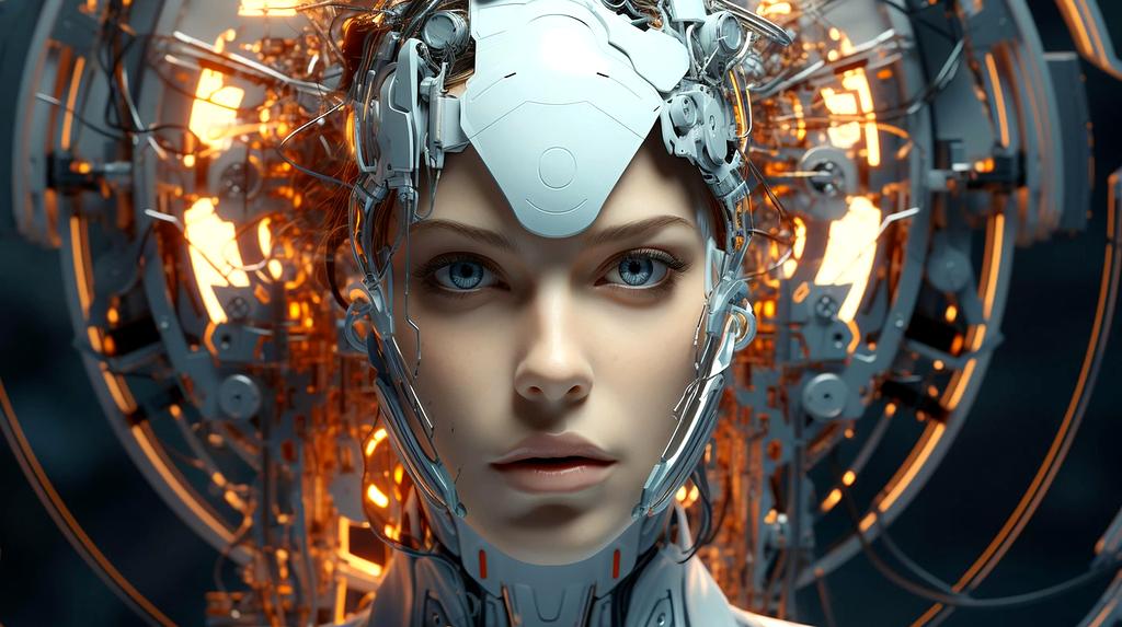 Digital brain illustration with interconnected nodes